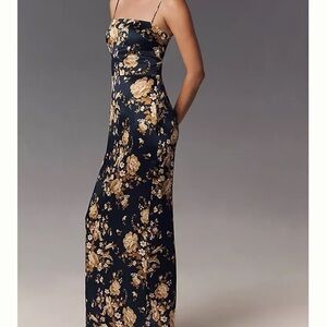 Reformation Frankie Silk Dress in Divinity